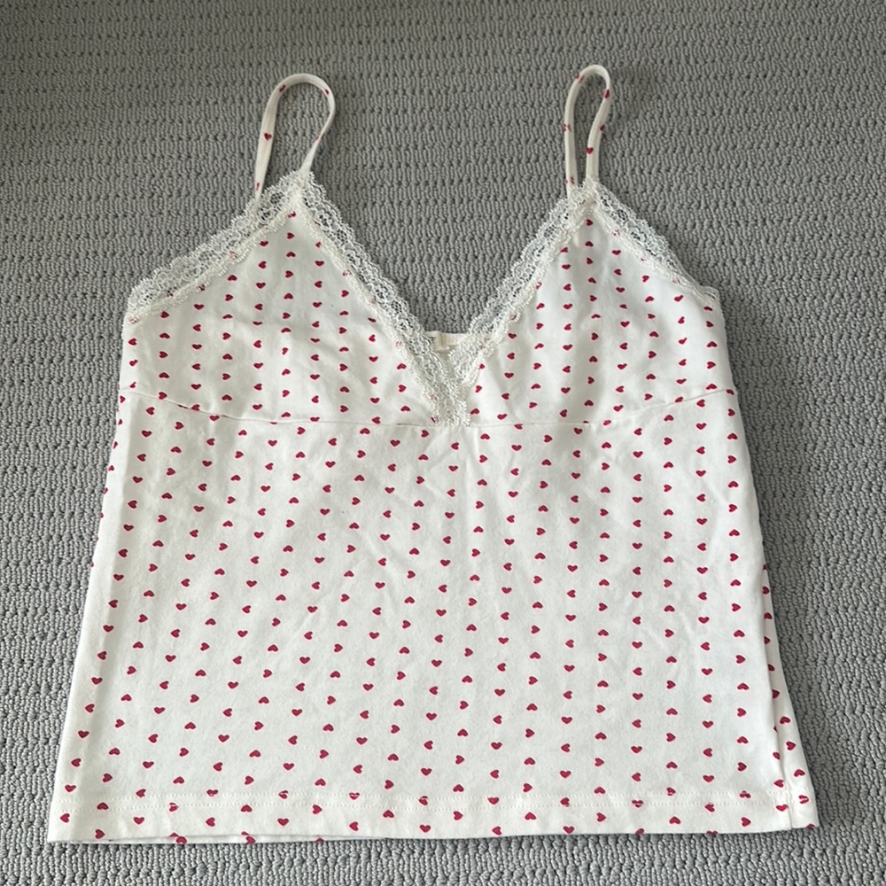 John Galt/Brandy Melville Lace Tank Top